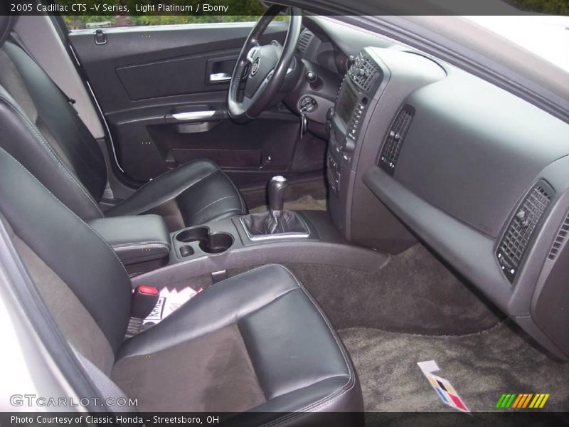 Light Platinum / Ebony 2005 Cadillac CTS -V Series