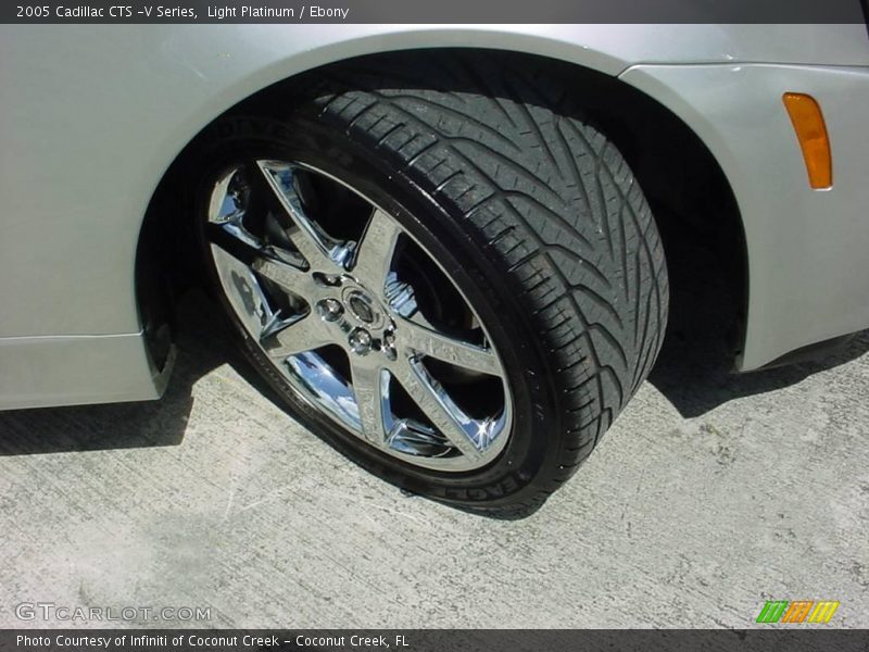 Light Platinum / Ebony 2005 Cadillac CTS -V Series