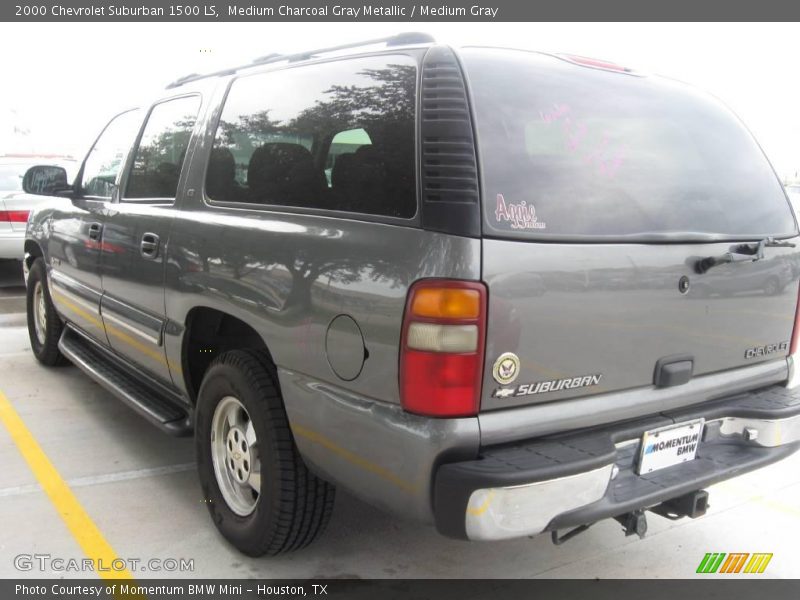 Medium Charcoal Gray Metallic / Medium Gray 2000 Chevrolet Suburban 1500 LS