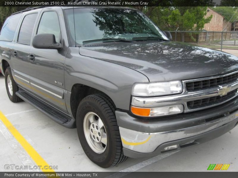 Medium Charcoal Gray Metallic / Medium Gray 2000 Chevrolet Suburban 1500 LS