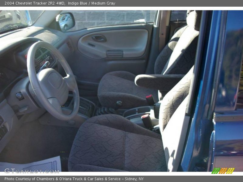 Indigo Blue / Medium Gray 2004 Chevrolet Tracker ZR2 4WD