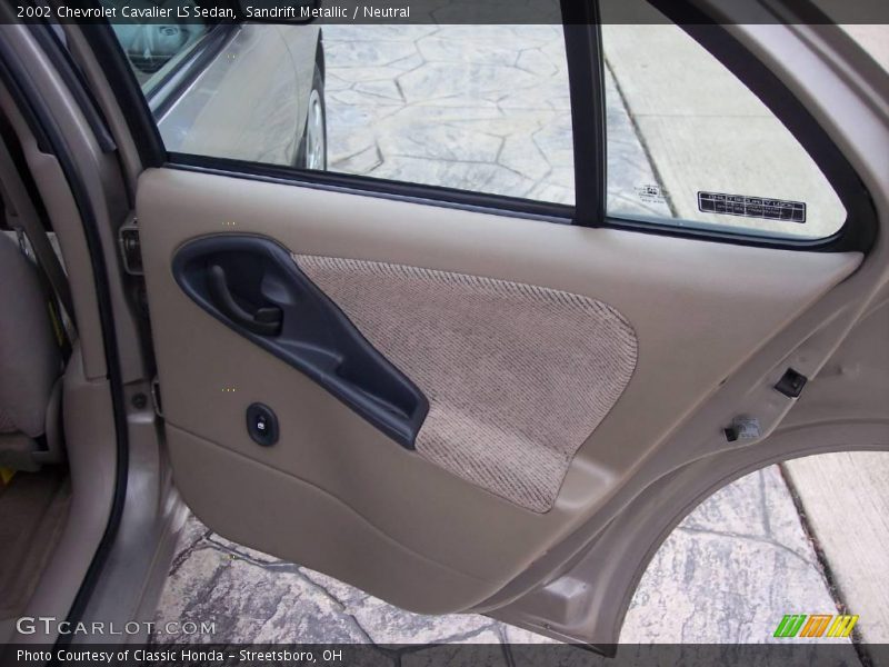 Sandrift Metallic / Neutral 2002 Chevrolet Cavalier LS Sedan