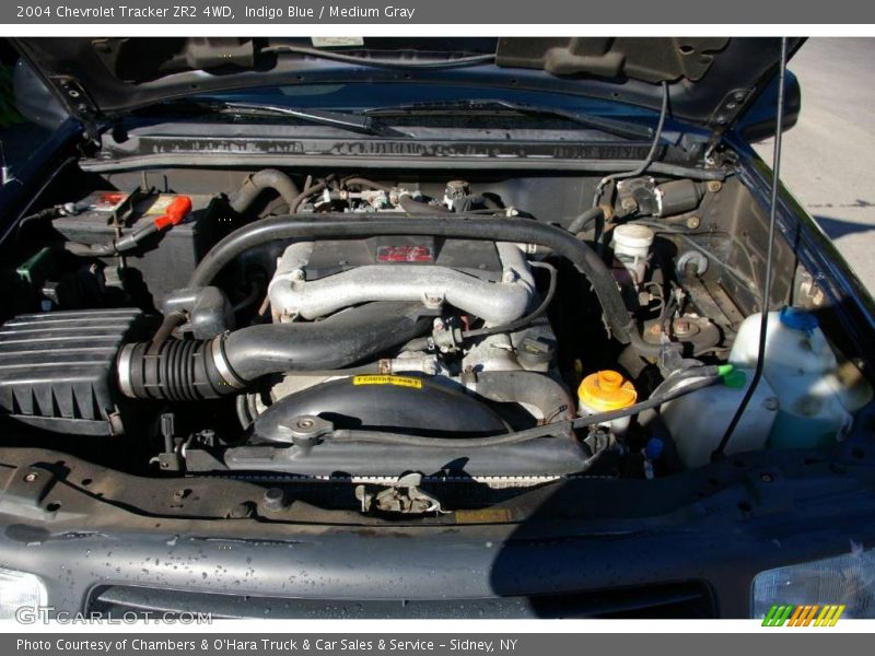 Indigo Blue / Medium Gray 2004 Chevrolet Tracker ZR2 4WD