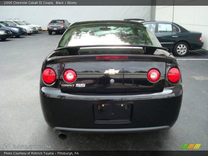 Black / Ebony 2006 Chevrolet Cobalt SS Coupe