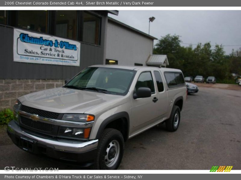 Silver Birch Metallic / Very Dark Pewter 2006 Chevrolet Colorado Extended Cab 4x4