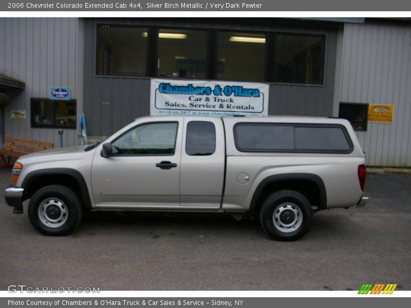 Silver Birch Metallic / Very Dark Pewter 2006 Chevrolet Colorado Extended Cab 4x4