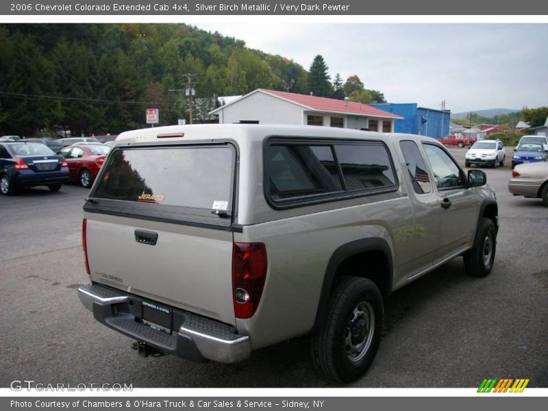 Silver Birch Metallic / Very Dark Pewter 2006 Chevrolet Colorado Extended Cab 4x4