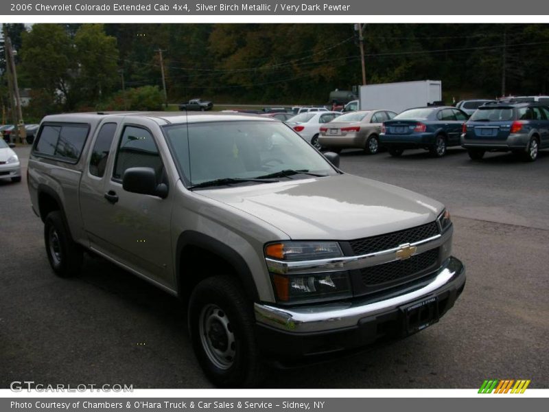 Silver Birch Metallic / Very Dark Pewter 2006 Chevrolet Colorado Extended Cab 4x4
