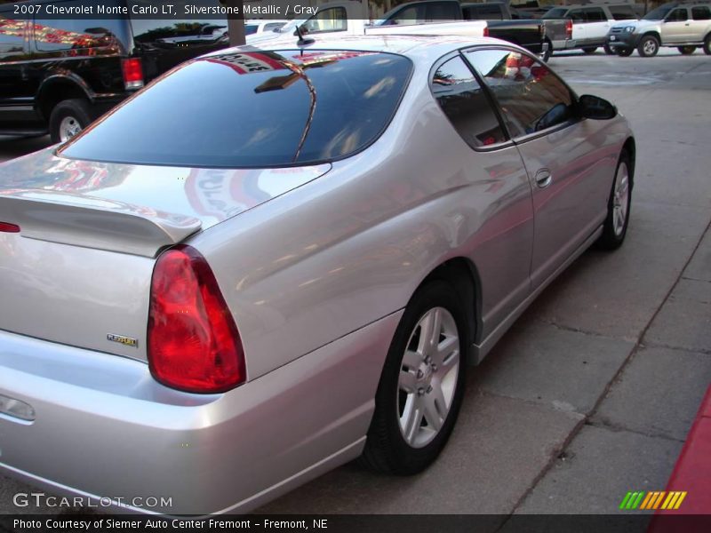 Silverstone Metallic / Gray 2007 Chevrolet Monte Carlo LT