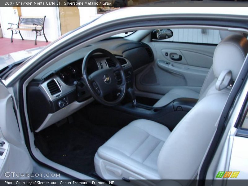Silverstone Metallic / Gray 2007 Chevrolet Monte Carlo LT