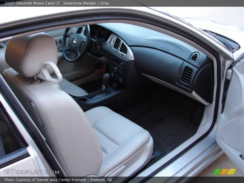 Silverstone Metallic / Gray 2007 Chevrolet Monte Carlo LT