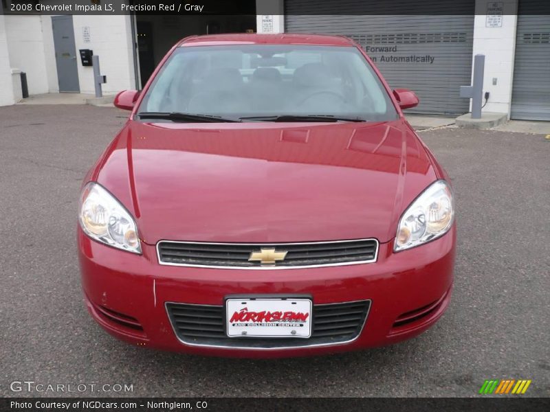 Precision Red / Gray 2008 Chevrolet Impala LS