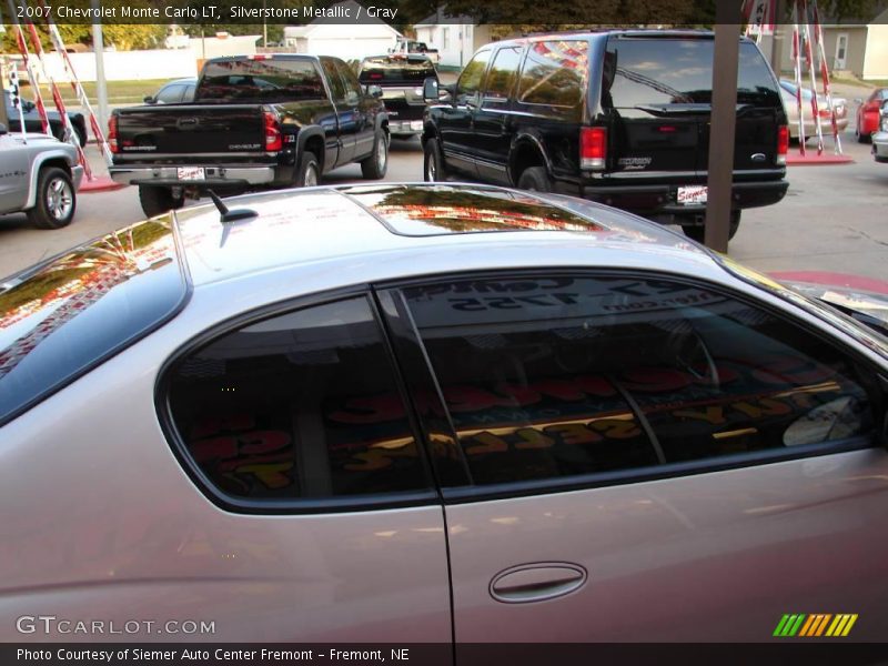 Silverstone Metallic / Gray 2007 Chevrolet Monte Carlo LT