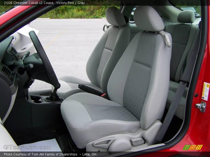 Victory Red / Gray 2008 Chevrolet Cobalt LS Coupe