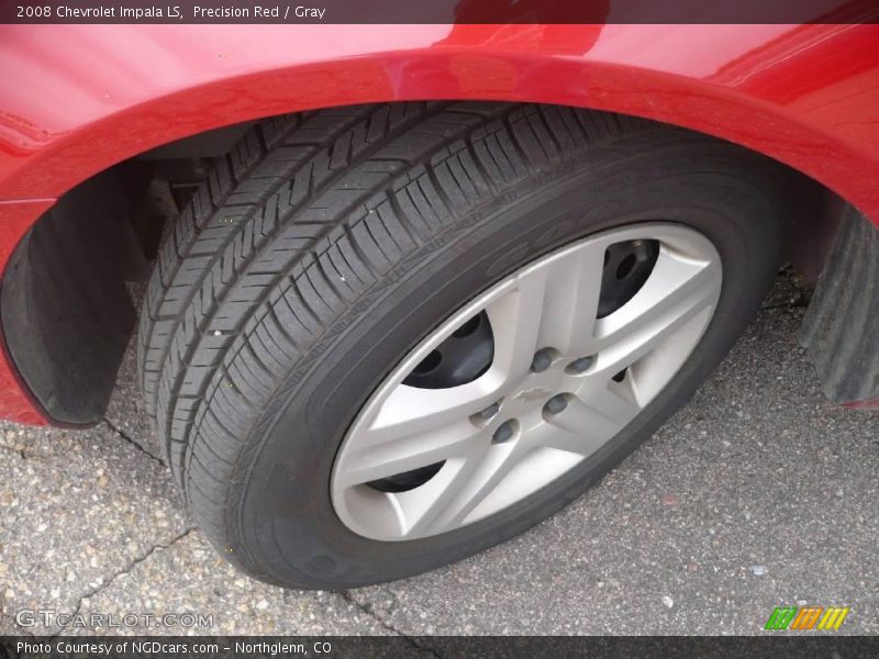 Precision Red / Gray 2008 Chevrolet Impala LS