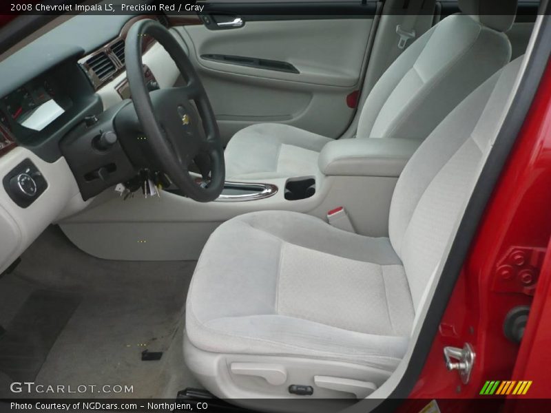 Precision Red / Gray 2008 Chevrolet Impala LS