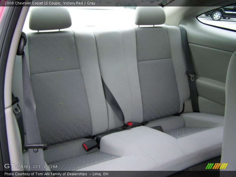 Victory Red / Gray 2008 Chevrolet Cobalt LS Coupe