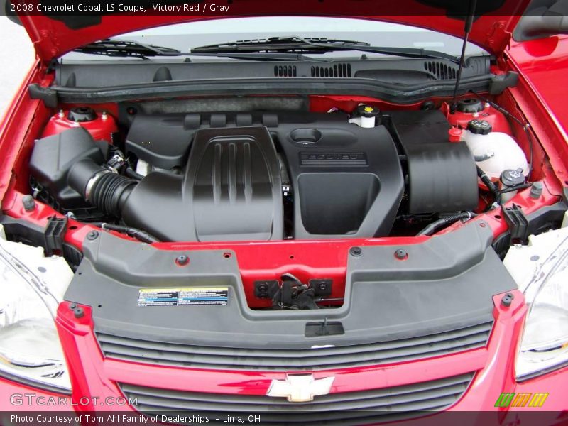 Victory Red / Gray 2008 Chevrolet Cobalt LS Coupe
