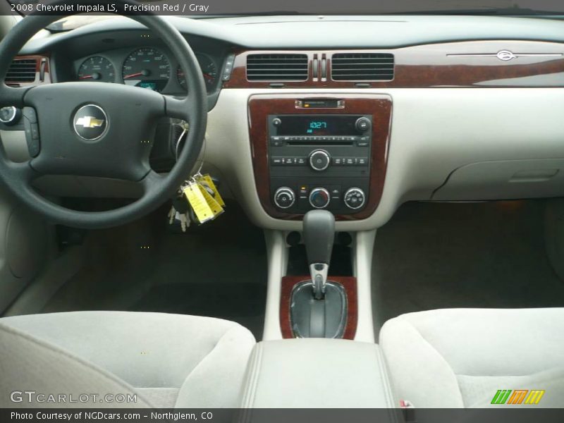 Precision Red / Gray 2008 Chevrolet Impala LS