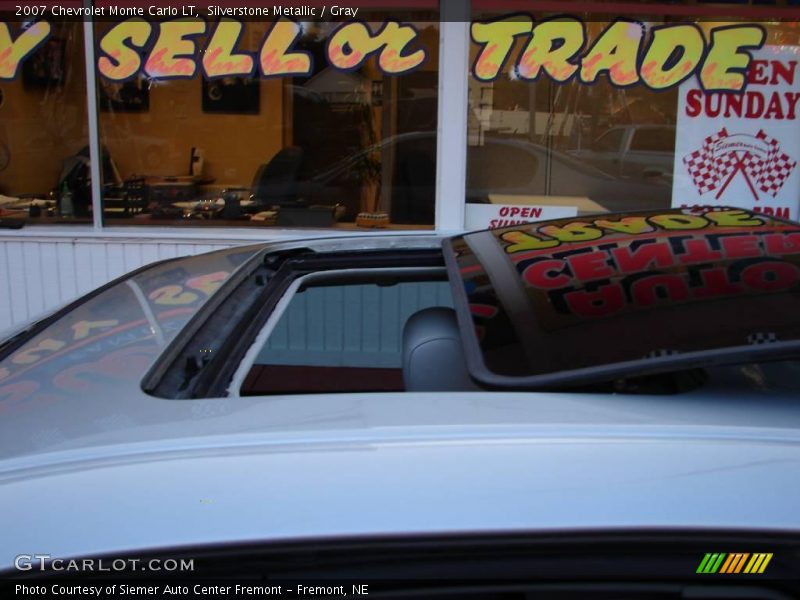 Silverstone Metallic / Gray 2007 Chevrolet Monte Carlo LT