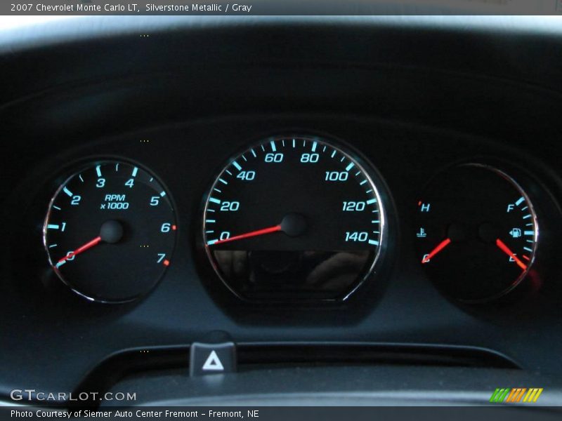 Silverstone Metallic / Gray 2007 Chevrolet Monte Carlo LT