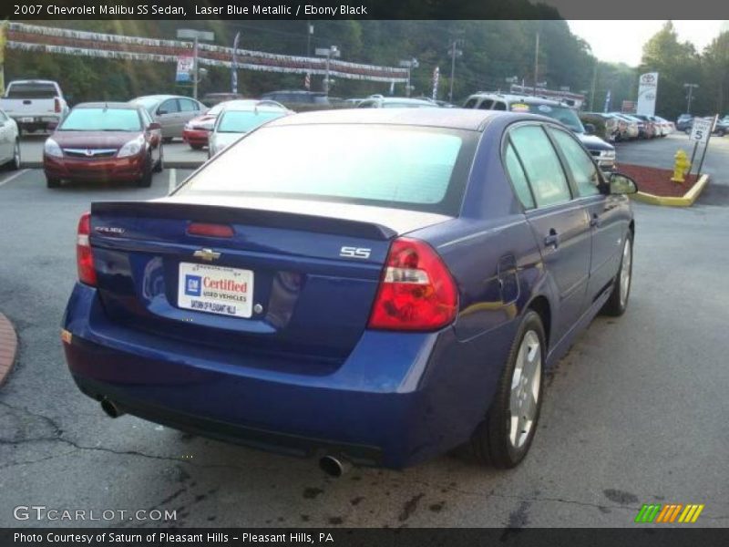 Laser Blue Metallic / Ebony Black 2007 Chevrolet Malibu SS Sedan