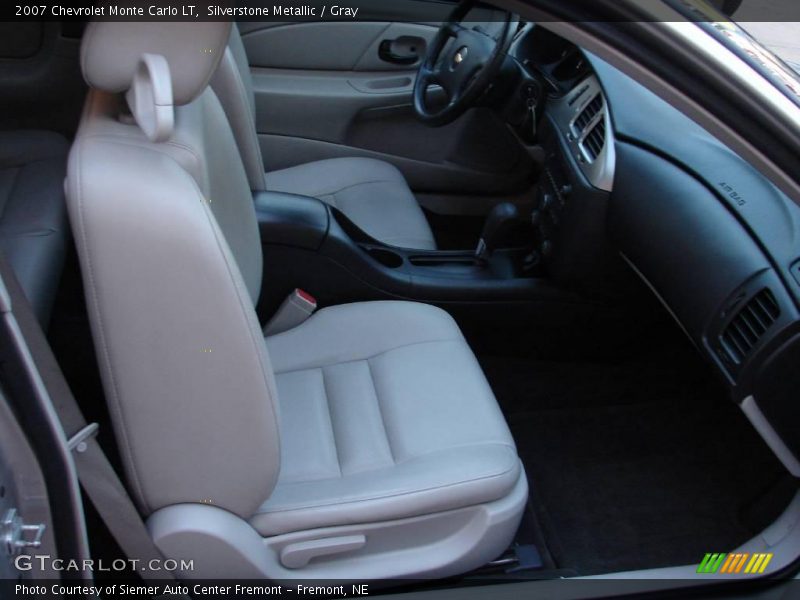 Silverstone Metallic / Gray 2007 Chevrolet Monte Carlo LT