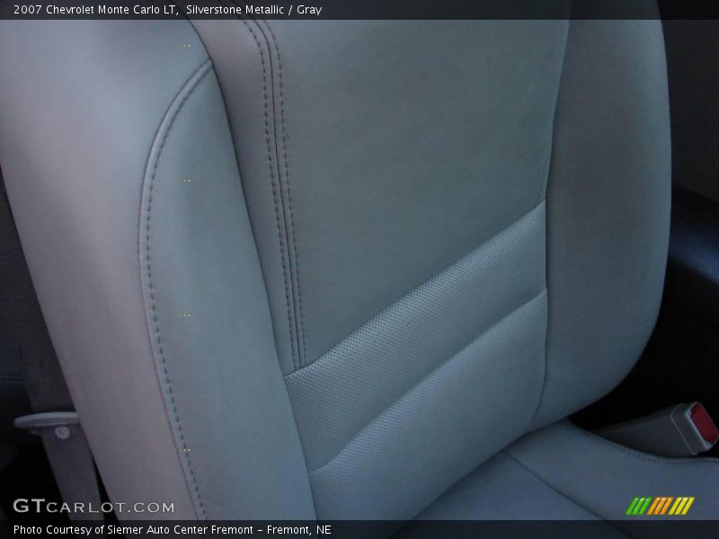 Silverstone Metallic / Gray 2007 Chevrolet Monte Carlo LT