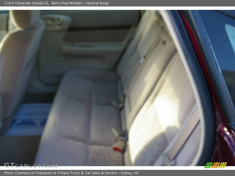 Berry Red Metallic / Neutral Beige 2004 Chevrolet Impala LS