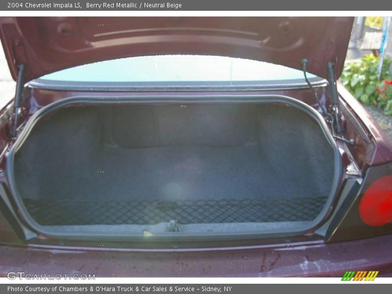 Berry Red Metallic / Neutral Beige 2004 Chevrolet Impala LS