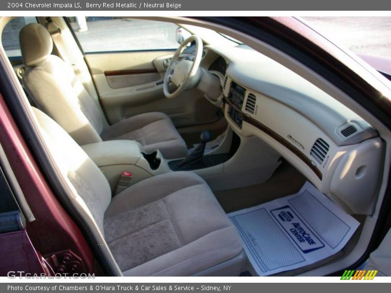 Berry Red Metallic / Neutral Beige 2004 Chevrolet Impala LS