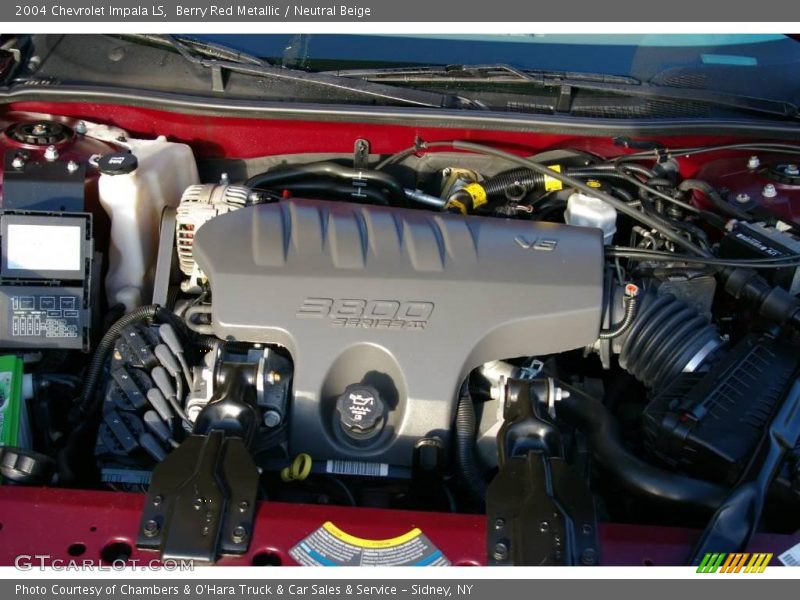 Berry Red Metallic / Neutral Beige 2004 Chevrolet Impala LS