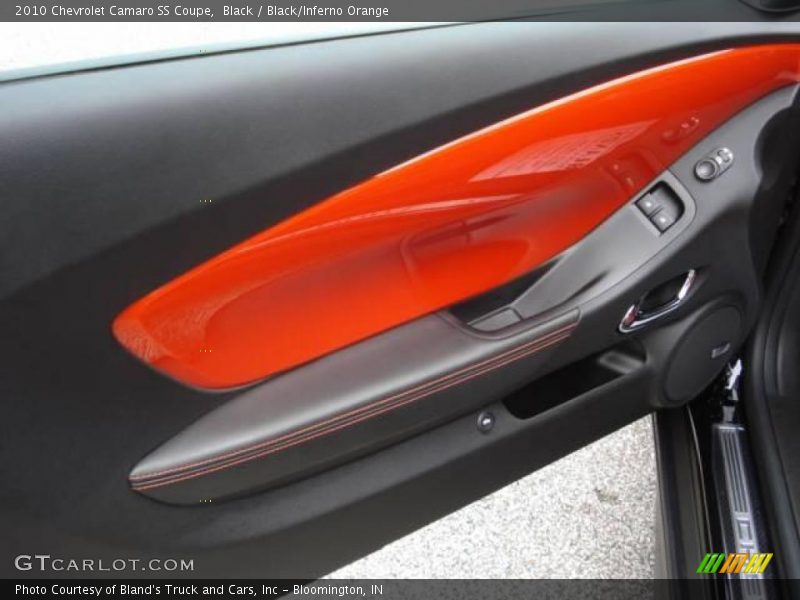 Black / Black/Inferno Orange 2010 Chevrolet Camaro SS Coupe