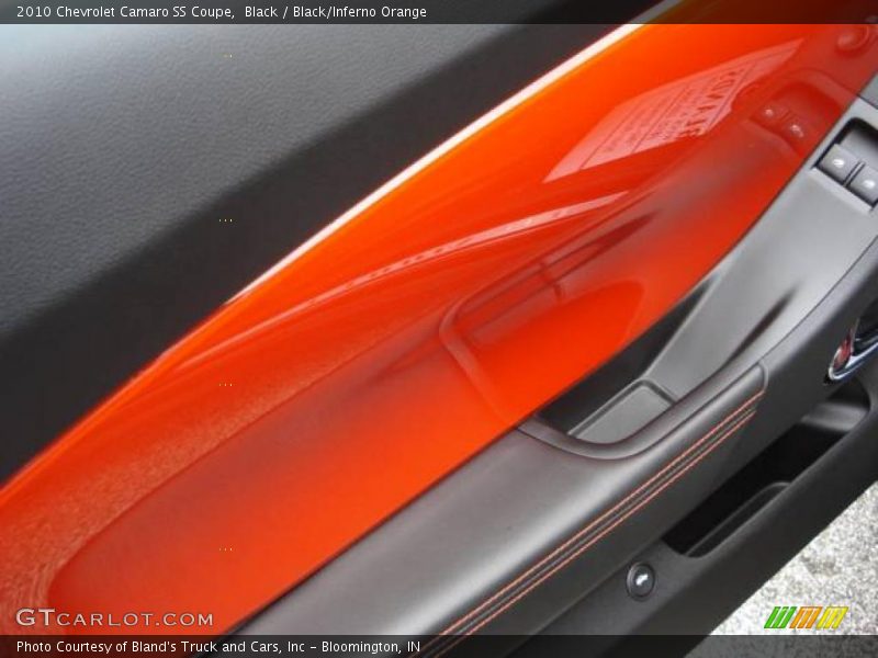 Black / Black/Inferno Orange 2010 Chevrolet Camaro SS Coupe