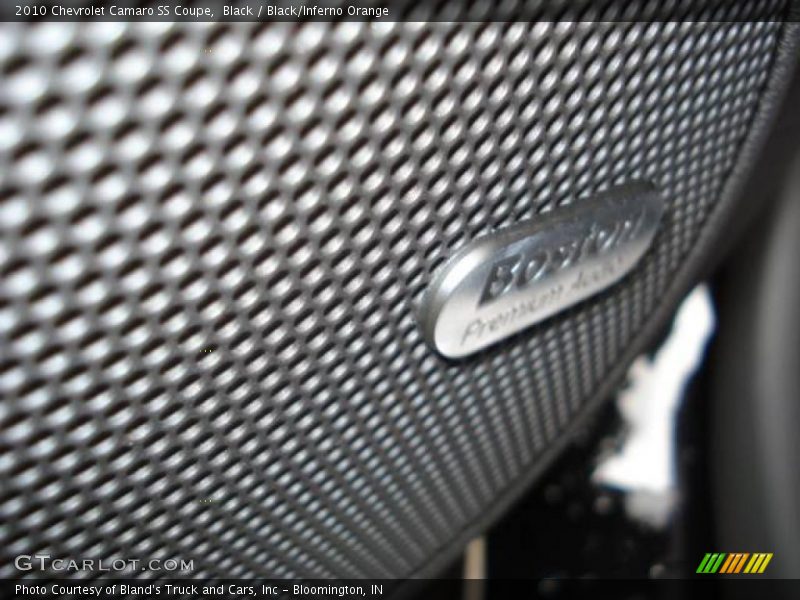 Black / Black/Inferno Orange 2010 Chevrolet Camaro SS Coupe