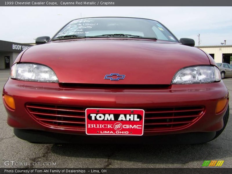 Cayenne Red Metallic / Graphite 1999 Chevrolet Cavalier Coupe