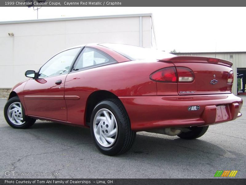 Cayenne Red Metallic / Graphite 1999 Chevrolet Cavalier Coupe