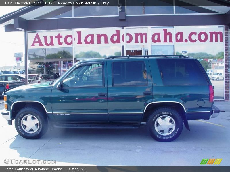 Meadow Green Metallic / Gray 1999 Chevrolet Tahoe LT 4x4