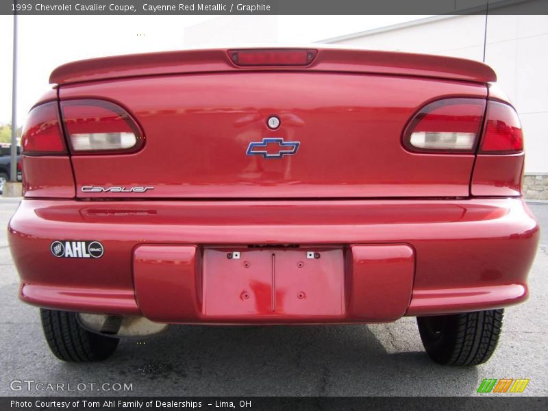 Cayenne Red Metallic / Graphite 1999 Chevrolet Cavalier Coupe