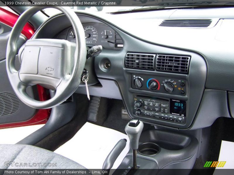 Cayenne Red Metallic / Graphite 1999 Chevrolet Cavalier Coupe
