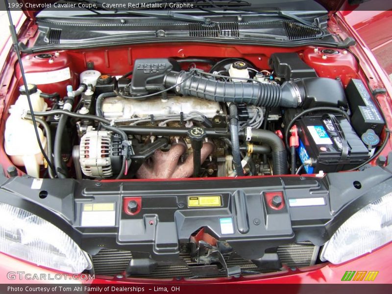 Cayenne Red Metallic / Graphite 1999 Chevrolet Cavalier Coupe