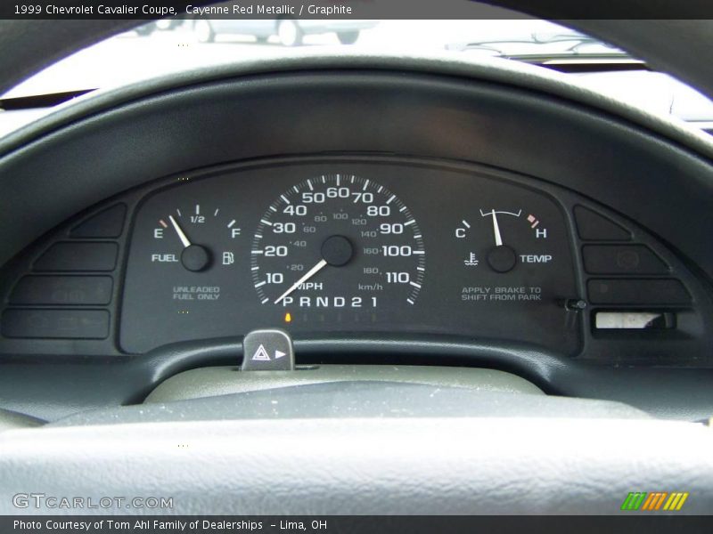 Cayenne Red Metallic / Graphite 1999 Chevrolet Cavalier Coupe