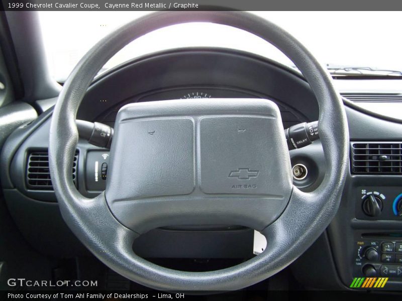 Cayenne Red Metallic / Graphite 1999 Chevrolet Cavalier Coupe