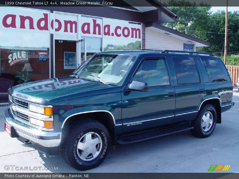 Meadow Green Metallic / Gray 1999 Chevrolet Tahoe LT 4x4