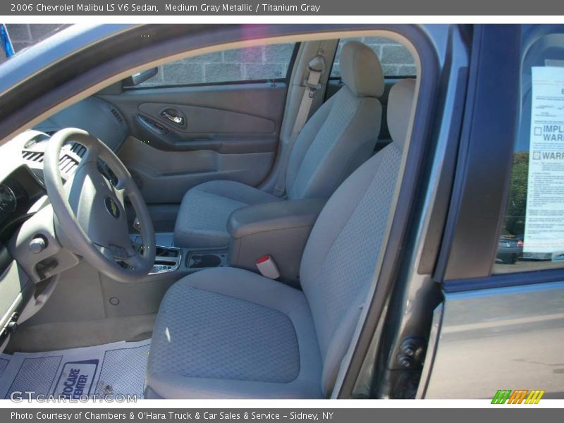 Medium Gray Metallic / Titanium Gray 2006 Chevrolet Malibu LS V6 Sedan