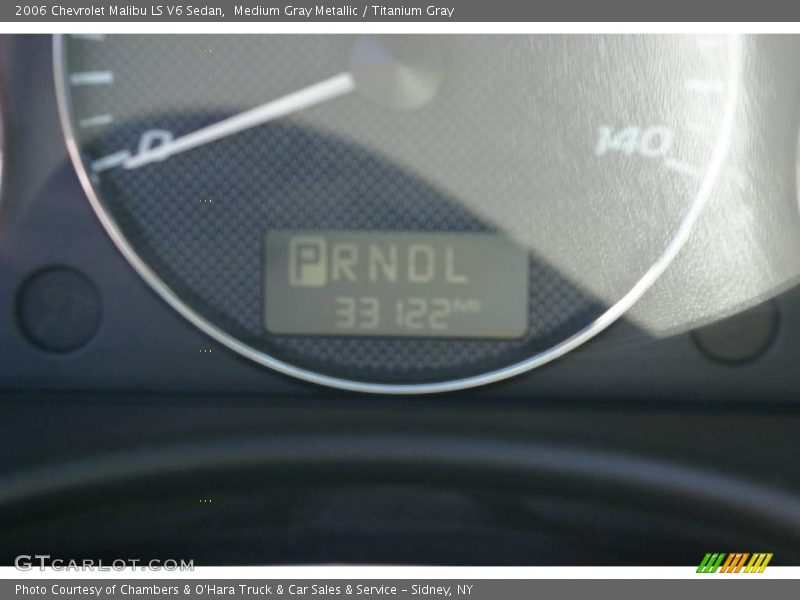 Medium Gray Metallic / Titanium Gray 2006 Chevrolet Malibu LS V6 Sedan