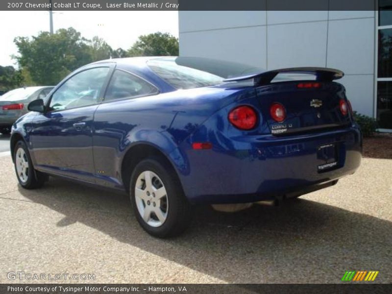 Laser Blue Metallic / Gray 2007 Chevrolet Cobalt LT Coupe