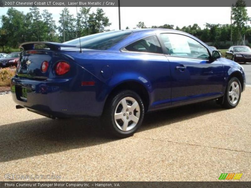 Laser Blue Metallic / Gray 2007 Chevrolet Cobalt LT Coupe