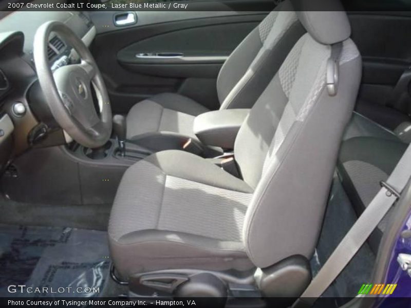 Laser Blue Metallic / Gray 2007 Chevrolet Cobalt LT Coupe