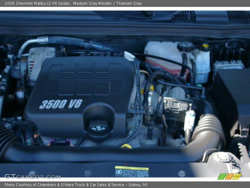 Medium Gray Metallic / Titanium Gray 2006 Chevrolet Malibu LS V6 Sedan